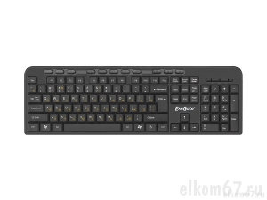 Клавиатура ExeGate Multimedia Professional Standard LY-500M (USB, полноразмерная, 115кл., Enter большой, мультимедиа, длина кабеля 1,5м, черная, Color box)