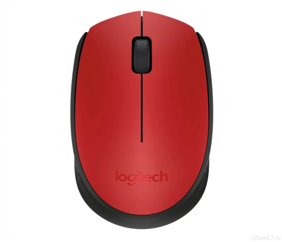   Logitech Wireless Mouse M171, Red (910-004641)